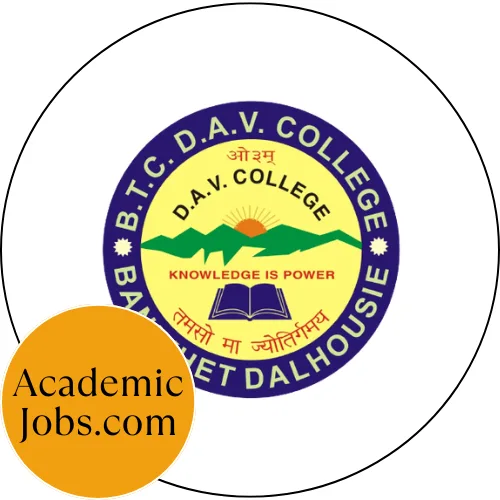 BTC DAV College, Banikhet Logo